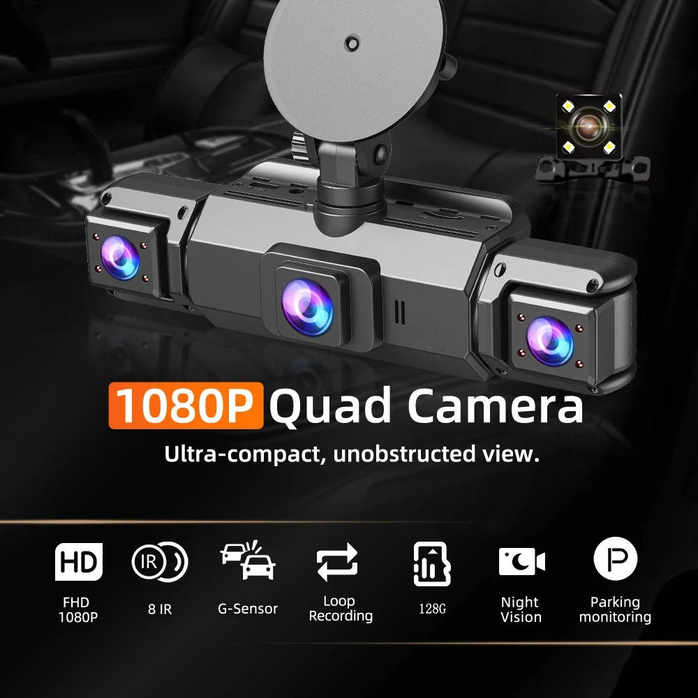 - Premium Wireless Dash Cam – Night Vision & Dual Lens Recording