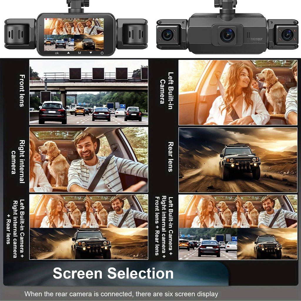 - Premium Wireless Dash Cam – Night Vision & Dual Lens Recording