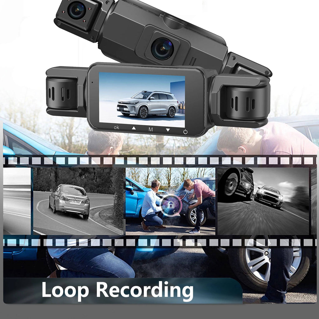 - Premium Wireless Dash Cam – Night Vision & Dual Lens Recording