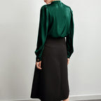 - Bellisse Luxe High-Neck Blouse