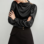 - Bellisse Luxe High-Neck Blouse