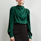 - Bellisse Luxe High-Neck Blouse
