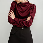 - Bellisse Luxe High-Neck Blouse