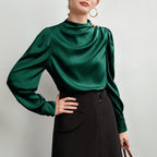 - Bellisse Luxe High-Neck Blouse