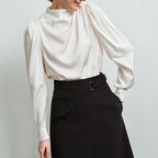 - Bellisse Luxe High-Neck Blouse