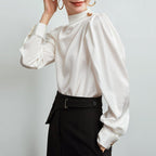- Bellisse Luxe High-Neck Blouse