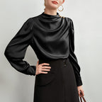 - Bellisse Luxe High-Neck Blouse