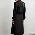 - Bellisse Luxe High-Neck Blouse