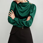 - Bellisse Luxe High-Neck Blouse