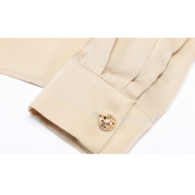 - Bellisse Luxe High-Neck Blouse