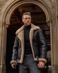 - The Aldrin Luxe Shearling Bomber Jacket
