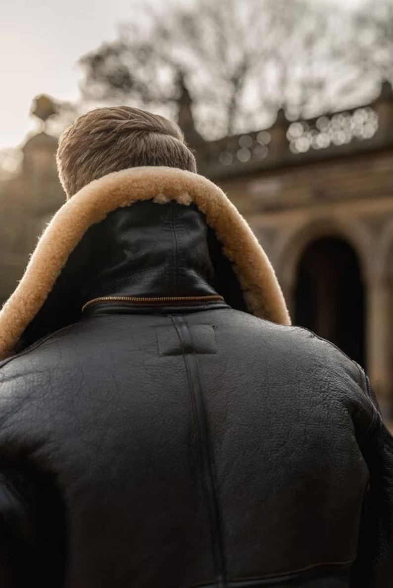 - The Aldrin Luxe Shearling Bomber Jacket