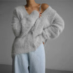 - The Valeria Luxe Cashmere Cardigan