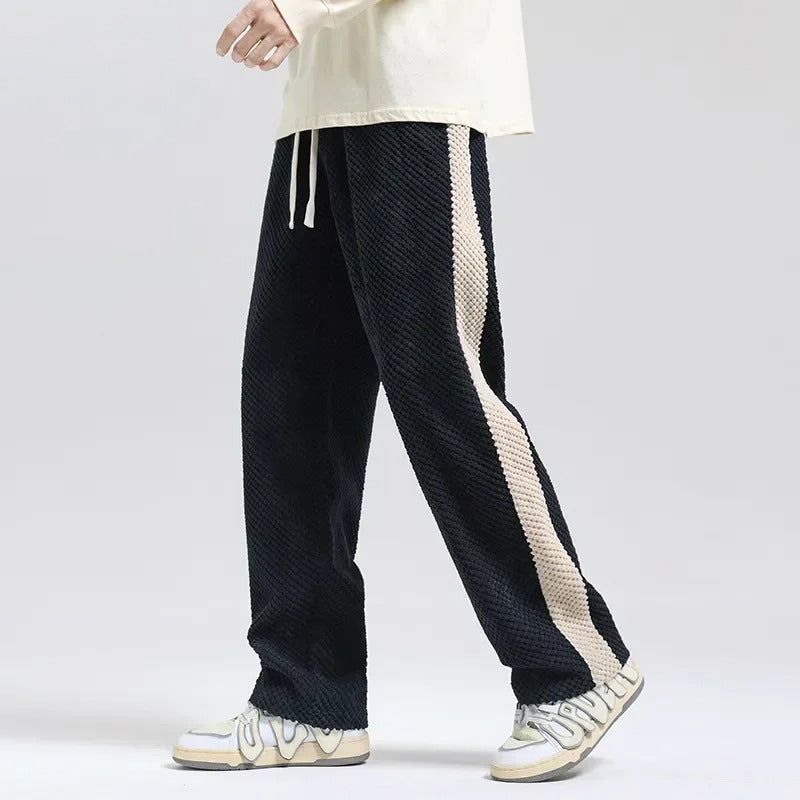 Men’s Textured Relaxed Pants – Soft, Comfortable Everyday Wear